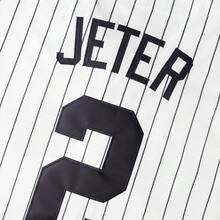 Men's #2 White Baseball Jersey - Short - Sleeve Cardigan Fit, Letter And Number Embroidery, Black Striped Design, Suitable For Sports And Leisure - 2 白色 - 查看 4