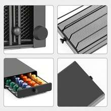 1pc Coffee Capsule Holder, Vertical Storage Rack To Organize Various Coffee Capsules, Space-Saving For Kitchen, Coffee Corner, Cafe, Office Pantry, Convenient Capsule Retrieval - View 5