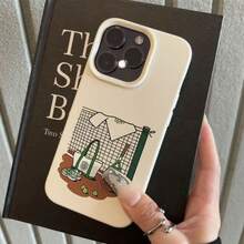 1 funda elegante para teléfono, no incluye cordón ni soporte. Funda para teléfono con diseño de equipo deportivo dibujado a mano junto a la cancha de tenis, adecuada para fundas de 17 Pro, 16 Pro, 14, 16, 17, 15, 13, P12, P11. Cubiertas protectoras duraderas y a prueba de golpes.Un Regalo Elegante y Práctico para Familiares y Amigos. Funda Transparente para 17 Plus, Funda para 15, Funda para 16, Funda para 16 Plus. - 1 - Ver 5
