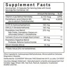 Miriyalyad CLEARSTEM MINDBODYSKIN Hormonal Acne Supplement - US Formulated Dietary Vitamin With Bioavailable Vitamin A & 90 Capsules - 2PCS - 查看 3