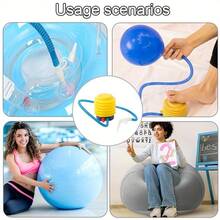 Large Inflatable Bean Bag Chair – Soft & Comfortable Tatami-Style Round Lounge Sofa For Indoor & Outdoor, Relaxing Seat For Living Room, Office, Picnic, Or Camping - Xám - Xem 9