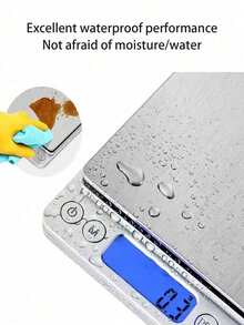 3000克/0.1克电子厨房秤，不锈钢材质，液晶显示屏，含2个托盘，适用于称量水果、珠宝和食品，使用AAA电池供电，时尚设计，经久耐用。 - 多色熱賣款 - 查看 7