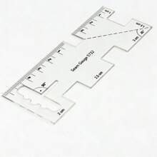 1pc 5732 Acrylic Quilt Ruler Patchwork Sewing Ruler Mini Quilting Ruler Sewing Tool Accessory Hardware - A - View 5