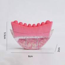 Pink Lymphatic Drainage Brush, Face Contour Brush, Hand Massage Care Brush - Multicolor - View 3