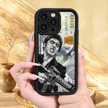 Funda de teléfono móvil con patrón de cara pintada creativa, protección completa gruesa, funda protectora suave de TPU esmerilado a prueba de golpes y caídas, regalo de cumpleaños o festivo para hombres y mujeres para iPhone 16 15 14 13 12 11 XS XR X 7 8,mobile phones, bags, mobile accessories, phone cases, room decoration, accessories, transparent phone cases, summer, phone straps, men's phone cases, black phone cases, pink phone cases, mobile case for men, mobile case for women, mobile phone protection, beach accessories, strawberry treats, phone protection covers. - Estilo (1 pieza) - Ver 8