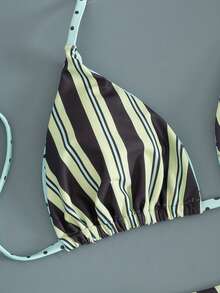 2026新款女士性感比基尼套装，Y2K风格比基尼套装，波点条纹拼接印花设计，高弹面料，适合性感派对音乐节、女士沙滩装、女士度假装、女士沙滩服饰、女士沙滩比基尼、2026夏季女士比基尼、优雅女士沙滩泳装、Y2K风格女士沙滩泳装、度假装、女士比基尼套装、女士泳装、优雅女士沙滩泳装、女士泳装、沙滩装、女士沙滩泳装、女士泳装、沙滩度假装 - 彩色 - 查看 6