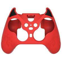Purple Cute Demon Silicone Case For Xbox Elite Series 2 Controller, Anti-Slip Shockproof Skin With Thumb Grips - Red - 查看 6
