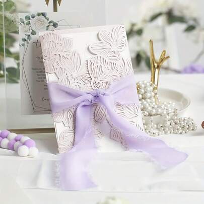 3 cuộn/15m ruy băng chiffon thủ công với viền tua rua, thích hợp cho bó hoa cưới, gói quà, đồ thủ công mỹ nghệ, thiệp mời cưới kiểu đồng quê, nơ, vòng hoa, đồ thủ công tự làm, trang trí Giáng sinh, trang trí nhà cửa tự làm, tiệc cưới và gói quà, bó hoa, gói quà thủ công, trang trí thủ công, thiệp mời cưới, đồ thủ công tự làm và trang trí nhà cửa.