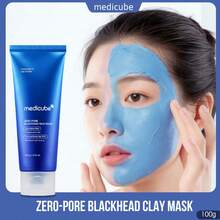 Medicube Zero Pore 黑頭泥膜，含 30% 淨化黏土與 AHA/BHA/PHA 配方，可清除黑頭、疏通毛孔、收斂毛孔、控油，吸附黑頭與粉刺，改善堵塞毛孔 - 零毛孔黑頭泥膜 - 查看 11