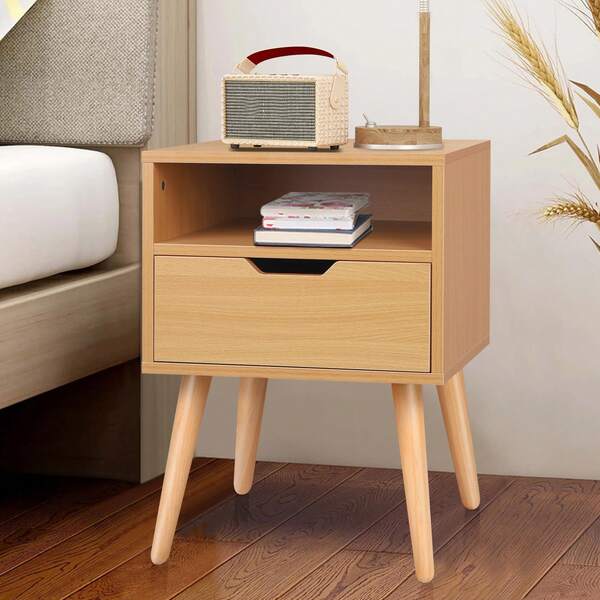 ALFORDSON Bedside Table Nightstand Storage Cabinet