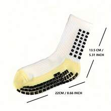 Cushioned Anti-Skid Crew Socks For Football, Basketball & Daily Wear - A - View 6