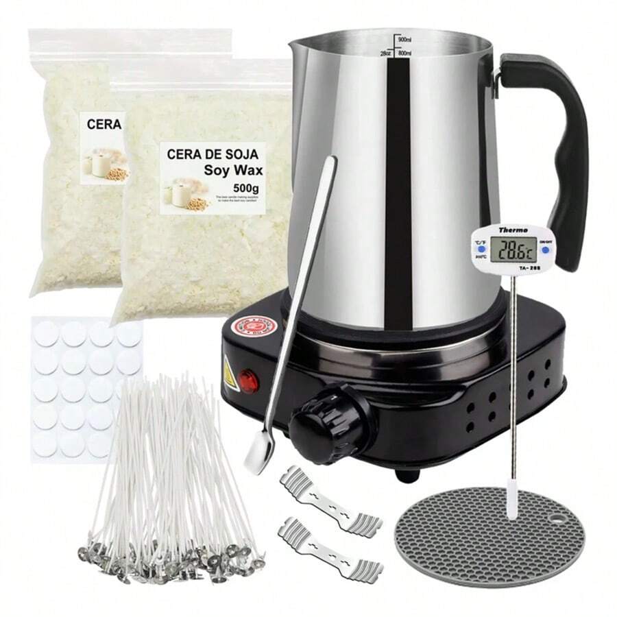 Candle Making Kit With Electronic Hot Plate - one-size - View 1
