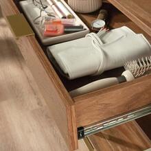 Vanity With Chic Storage Brown Finish - màu nâu - Xem 9