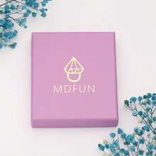 MDFUN 4毫米网球项链，女士款 - 三爪镶嵌18K白金镀层圆形立方氧化锆经典钻石切割链，男女通用 - 白色-4mm 3爪 - 查看 12