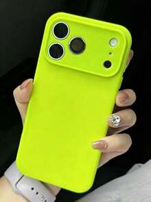 Ốp lưng điện thoại silicon lỏng cơ bản - màu xanh lá - Xem 1
