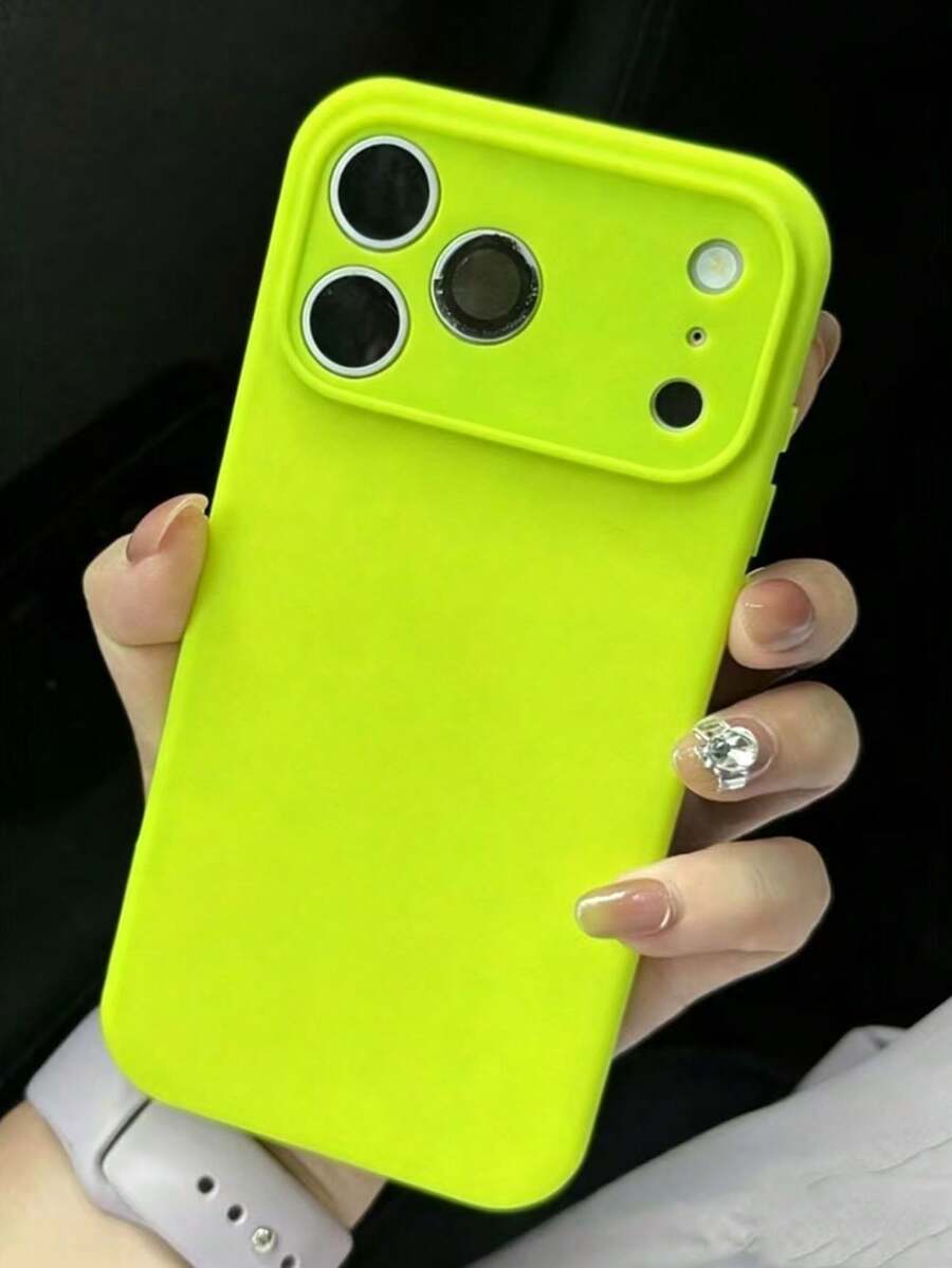 Ốp lưng điện thoại silicon lỏng cơ bản - màu xanh lá - Xem 1