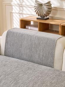 1 chiếc vỏ đệm sofa mềm mại bằng vải chenille, bảo vệ ghế sofa đa năng dùng được cả bốn mùa, vỏ bọc sofa chống trượt hiện đại tối giản, chống bụi và có thể giặt được, tươi mới và thời trang, thân thiện với thú cưng, phù hợp với phòng ngủ, văn phòng, phòng khách, sofa hình chữ L và sofa 1/2/3/4 chỗ ngồi. - Màu Xám nhạt - Xem 7