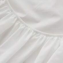 Ga trải giường vừa khít 90 x 200 cm - Ga trải giường 100% cotton, đạt chứng nhận OEKO-TEX, vải dệt kim, phù hợp với nệm có độ dày lên đến 40 cm. - trắng - Xem 10