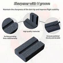 Sharpening Stone, Dart Sharpener, Easy To Polish And Deburr, Long-Lasting Sharpness, Dart Accessories (1/2/4 Pcs) - Multicolor - View 11