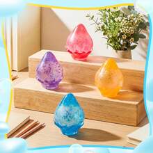 1/2/3Pcs Glitter Gummy  Fidget Squishy Toy ,Malt Sugar Drop, Adult And Kids Cute Sensory Fidget Autism Stress Ball For Anxiety Stress Relief  Toy ADHD Office Mental Health Gifts Prizes Autism Party Favors - 彩色 - 查看 4