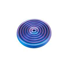 1pc 3D Printed Circular Rotating Fidget Ring - Colorful Stripes And Swirls, 360° Rotation Design | Suitable For Office And Home Use, Finger Pressure Relief Toy, Creative Gift Choice, Fashionable Appearance, Attention Assistance, Bright Colors, Smooth Rotation, Entertainment And Relaxation, Unique Gift - Star Disk - View 13