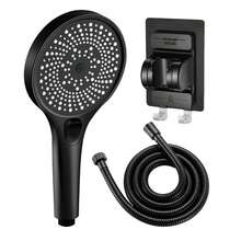 3 Modes Adjustable Large Panel Handheld Shower Head Pressurized Shower Head For Household Bathroom - Spiral Panel - View 14