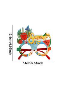 6个闪亮纸板派对玻璃杯：夏威夷菠萝、火烈鸟和椰子树图案。夏威夷主题派对玻璃杯，适合海滩派对装饰、夏季派对礼品，是派对策划的必备品。是夏威夷海滩派对、夏季泳池派对和生日庆祝活动的理想之选——也是完美的拍照道具。 - 多色 - 查看 4