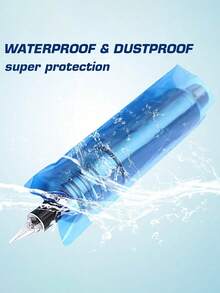 Disposable Waterproof Tattoo Machine Pen Sleeves, Black/Blue/Pink Tattoo Accessories - Multicolor - View 2