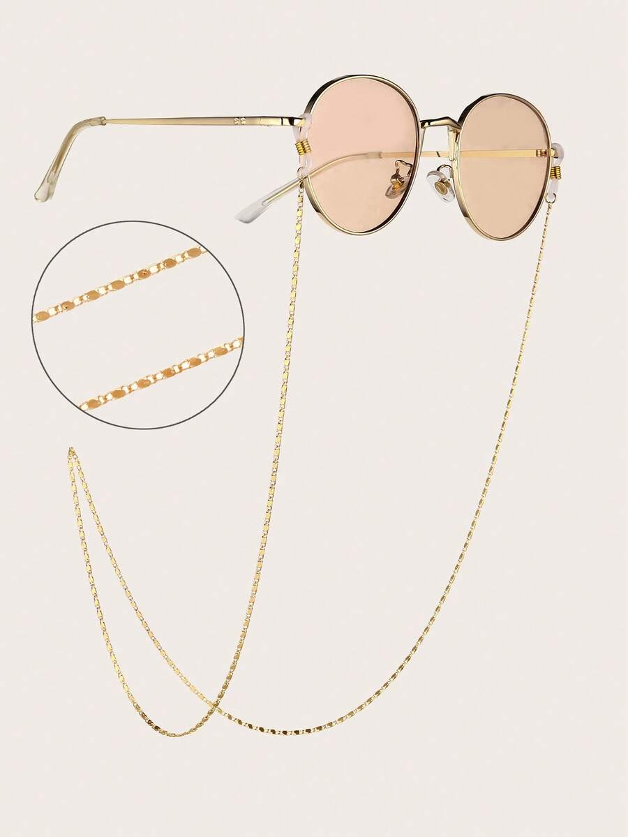 1pc Minimalist Fashion Metal Eyeglass Chain, Anti-Slip Fashion Eyeglass ...