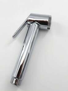 长柄镀层ABS材质冲洗喷头，手持式马桶冲洗喷头，浴室卫生喷头，Shattaf淋浴喷头 - 銀色 - 查看 5