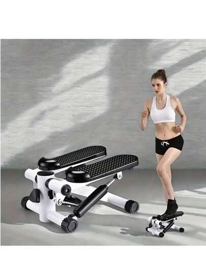 Máy tập leo cầu thang tại nhà yên tĩnh, thiết bị tập thể dục giảm mỡ eo và chân, máy leo cầu thang, thích hợp cho phòng tập tại nhà, văn phòng, tập luyện thể thao (không kèm dây kéo)