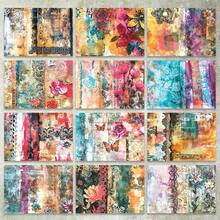 36 Sheets A5 Vintage Lace Floral Patchwork Background Paper, Suitable For Bullet Journals, Scrapbooking, Cards And Crafts - Rectangle - View 4