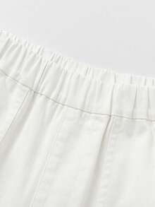 Balabala 儿童轻薄短裤，柔软透气，直筒版型，百搭休闲夏季裤装 2026 - 本白 - 查看 3