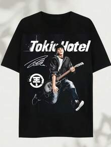 Men Outdoor Tees & Tanks - Black - View 1