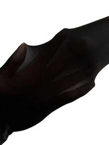 大码女士黑色连裤袜，Y2K 可爱运动鞋，价格实惠的服装配饰，有趣的礼物 - 黑色 - 查看 4