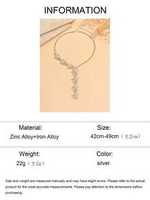 1 pieza Collar largo en forma de Y con flores retro de lujo, joya de collar elegante y versátil para mujeres, adecuado para uso diario, citas y fiestas - Multicolor - Ver 7
