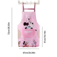 Disney Official Authentic Mickey And Minnie Genuine Household Apron Waterproof And Oil Resistant, Men's And Women's Kitchen Cooking Apron Cute And Comfortable Work Clothes - One Size Fits All - View 7