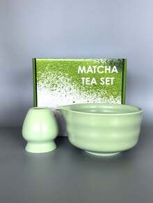 Bộ 2 tô sứ pha trà Matcha 500ml, giá đỡ đánh trà Matcha, dụng cụ pha chế trà Matcha, đồ uống và tráng miệng, quà tặng cho bạn bè, gia đình, thầy cô, đồng nghiệp. - Nhiều màu - Xem 12