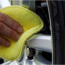Mothers Microfiber Polishing Pad And Cleaning Pads Car Detailing, 5 Inch Diameter, Yellow, 6 Pack - 1 - View 7