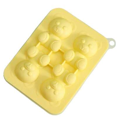 Silicone Bear Tray, Iced Tea Coffee Ice Ball Maker Mold