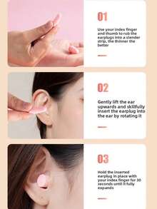 隔音耳塞，睡眠降噪专用防噪音耳塞，可重复使用彩色慢回弹海绵耳塞 - 柔软舒适，适用于睡眠、学习、工作 - 配有透明收纳盒 - 彩色 - 查看 11