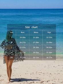 Tankini Swimsuit For Women Coconut Print - Black & White Two Piece Bathing Suit, Slimming Flat Front Swim Top With Shorts, Beach Pool Vacation Swimwear - 彩色 - 查看 4