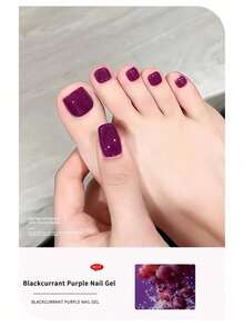 仙智和 1PC 15ML 热门黑加仑紫色指甲油凝胶 - 2026 新品 - 沙龙专用持久凝胶 - 紫色 - 查看 5
