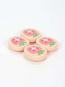 4pcs Cloud Makeup Sponges, Help Achieve Even And Smooth Foundation Application, Avoid Uneven Makeup. Can Be Used For Stippling Or Tapping To Create A Natural, Lightweight And Breathable Makeup Look. Latex-Free Dry And Wet Dual-Use Makeup Sponge, Suitable For All Skin Types. - Multicolor - View 11