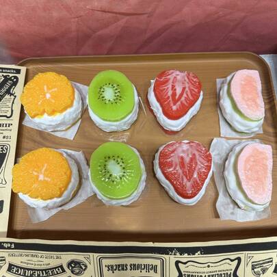 1pc 2026 Newest Premium Gift Silicone Squishy Toy, Funny Slow Rebound Peach, Strawberry, Yogurt Squeeze Stress Relief Toy - Squeeze Series Soft Slow Rebound Texture, Rebound Stress Relief Design, Portable Desktop Decor, Holiday/Birthday Gift