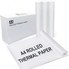 8.3x11 Thermal Printer Paper, 4 Rolls US Letter Size, Quick-Dry A4 Thermal Paper Rolls, Compatible With Jadens Portable Thermal Printer - Default - View 5