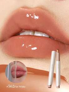 JOOCYEE GLOSSY ROUGE 2.0 升级版，不沾杯，镜面般光泽，不粘腻，滋润唇彩，打造自然裸妆效果，持久不晕染 - # 562Flat White - 查看 2