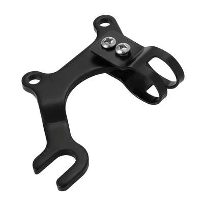 Bộ chuyển đổi gắn phanh đĩa xe đạp 22mm màu đen bằng kim loại bền chắc dành cho xe đạp leo núi và xe đạp đường trường.