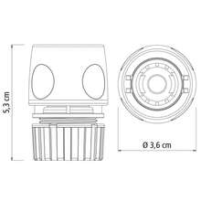 Esguicho Para Engate Rápido Com Jato Regulável + Torneira 1/2" + Engate Rápido 3/4" e 5/8" + Bico Torneira Engate Rápido - A - Visão 6