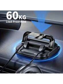 1 cái Giá đỡ điện thoại kiểu dáng mới năm 2025, Giá đỡ điện thoại trên ô tô, Giá đỡ điện thoại gắn trên bảng điều khiển kèm giá đỡ biển số. - A - Xem 8